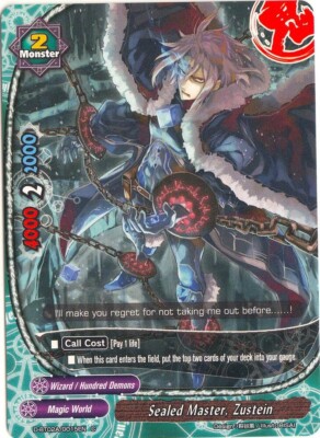 Bushiroad Future Card Buddyfight Sealed Master, Zustein D-BT02A