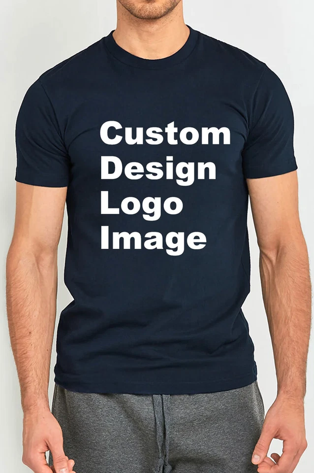 Custom T Shirts, Personalized T-shirt, Personalized Logo, Image, Photos, UNISEX - Image 1 of 4