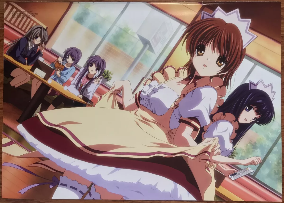 Double Sided Clannad Anime Poster