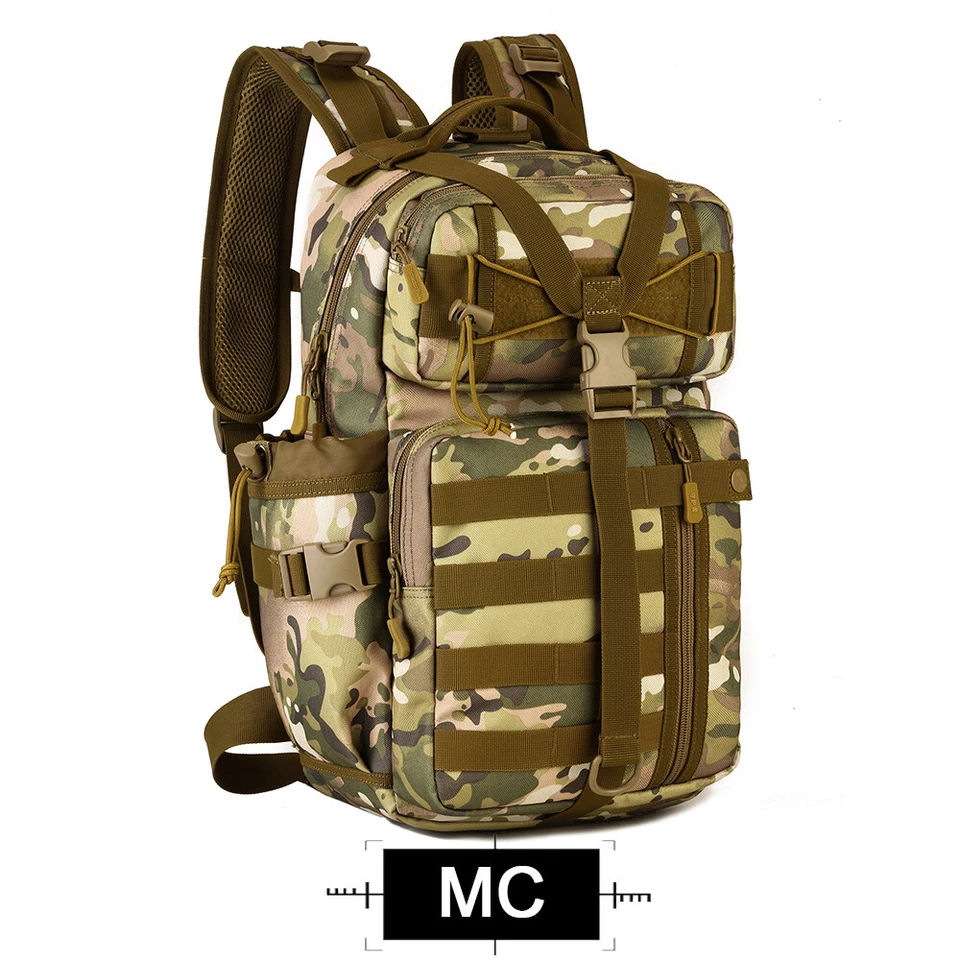 30L Military Backpack Tactical Camping Hiking Molle Travel Rucksack Trek Bag AU