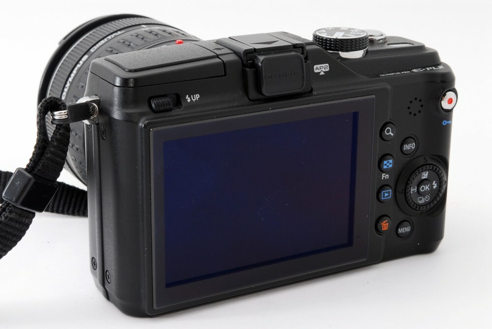 OLYMPUS PEN E-PL2 14-42mmレンズ付き Olympus PEN E-PL2 12.3MP 14-42mm Lens Set Black [Exc+++] w/8GB SD