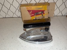 Vintage Travel Iron With Box