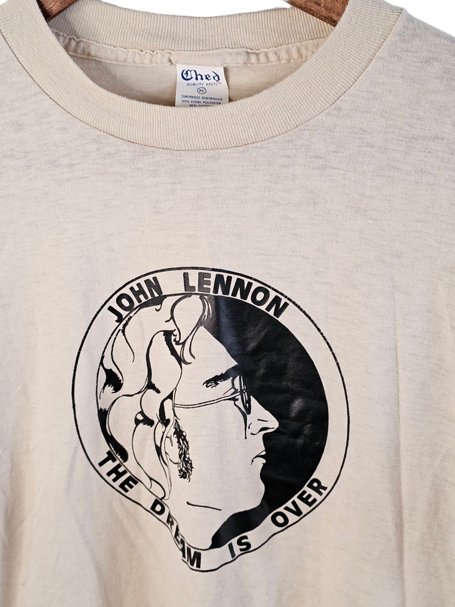 Ched Vintage John Lennon T Shirt 80s Made USA Beatles Music Dream