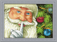Santa's Secret Counted Cross Stitch CHART No. 4-4a