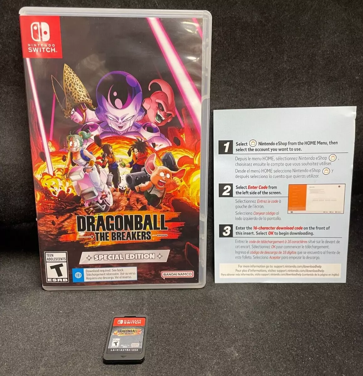 DRAGON BALL: THE BREAKERS Special Edition (Nintendo Switch Code in Box)