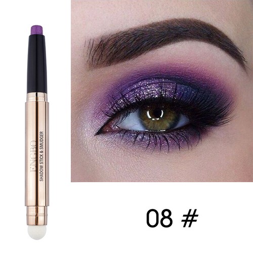 Eye Shadow Stick Highlight Pencil Waterproof Eyeshadow Pen Matte Pearlescent⌒ ♯ - Picture 19 of 23