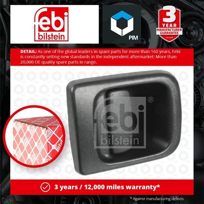 Door Handle fits NISSAN INTERSTAR 1.9D 2.2D 2.5D 3.0D 2002 on 8060600QAB Febi