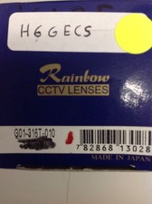 Rainbow - H6GCES - CCTV - Lens, 1/2", Monofocal, 6mm, F1.4, CS Mount