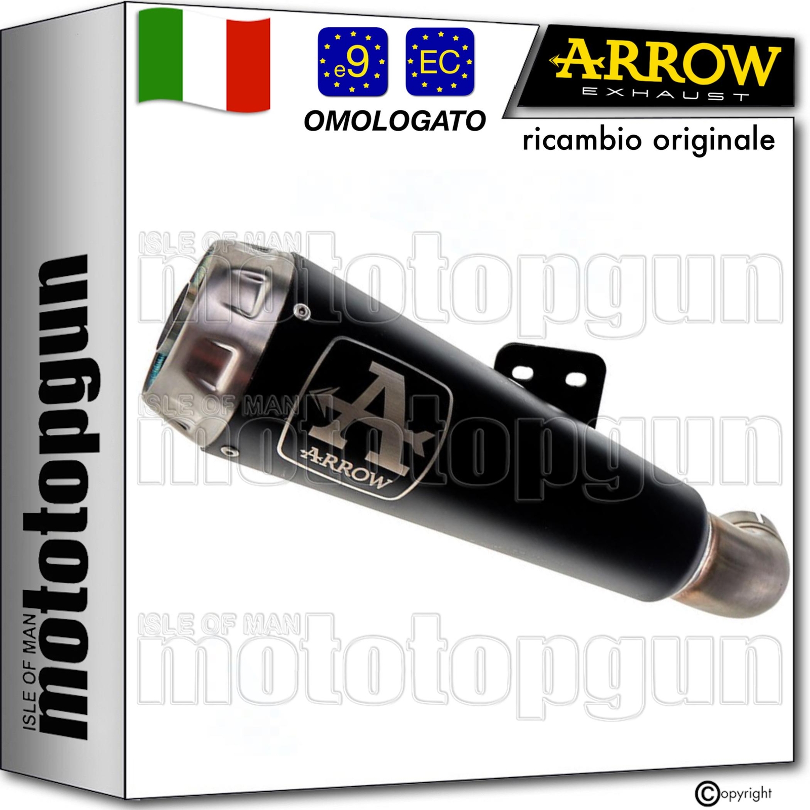 ARROW SCARICO OMOLOGATO PRO-RACE NICHROM NERO BRIXTON FELSBERG 250 2020 20