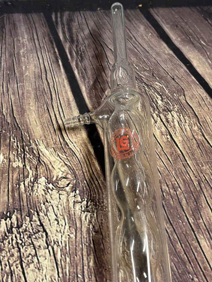 Allihn Condenser Lab Chem Glass 17" Long Lab Glass Inc eBay