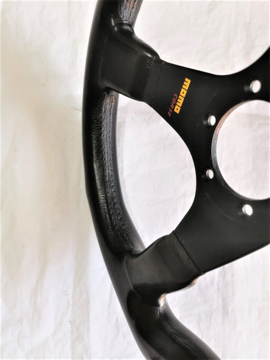 中古　momo corse 35㎝ MOMO CORSE Steering Wheel 35cm TYP D35 KBA 70116 02-94 MADE