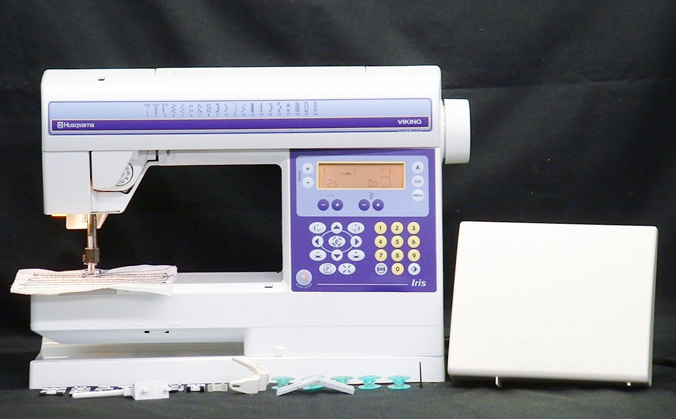 VIKING HUSQVARNA IRIS SEWING EMBROIDERY MACHINE eBay