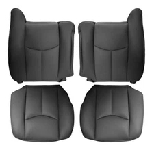 Driver Passenger Bottom Top Leather Cover Reaplce Change Pad For GMC 03 04 05 06