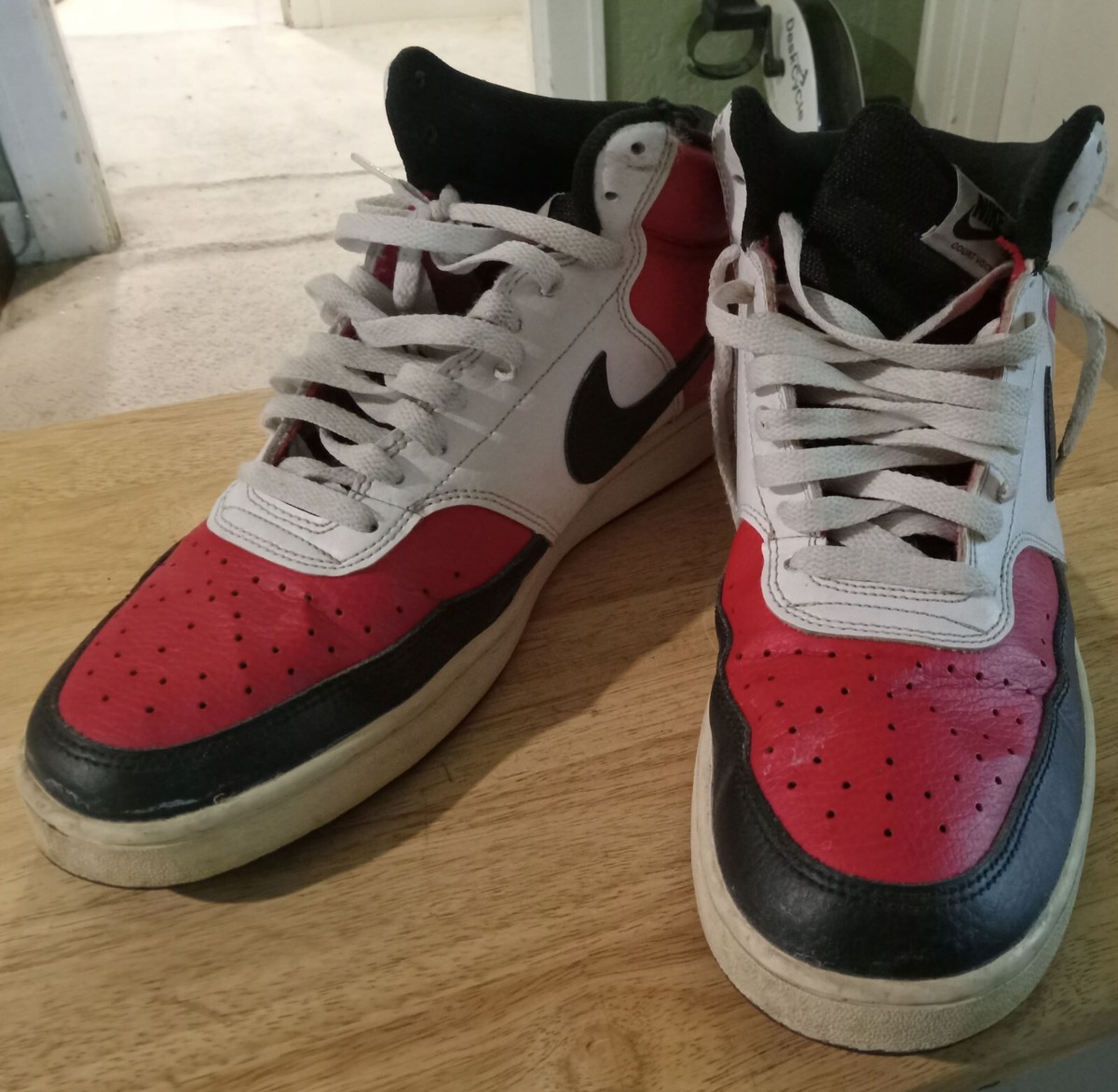 ナイキ Nike Court Vision Mid Men's 11 University Red/Black-White(DM1186