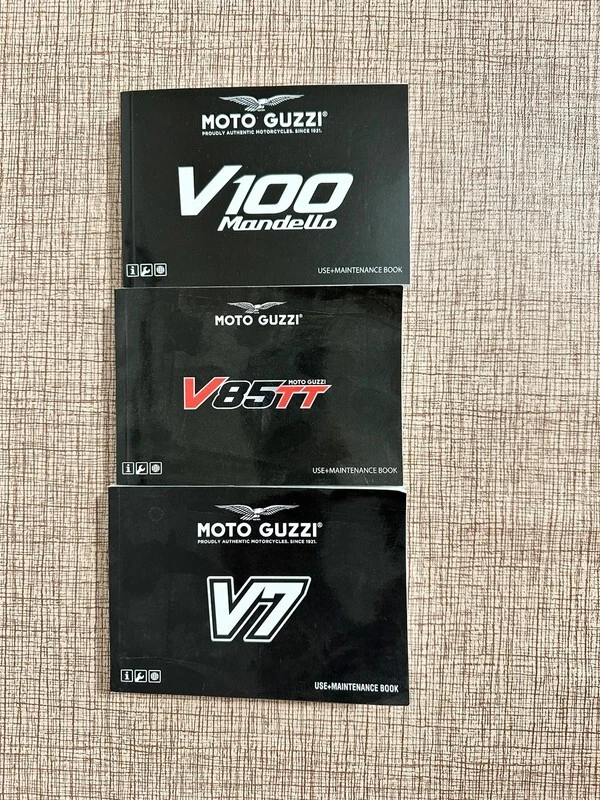 libretto uso e manutenzione MOTO GUZZI V100 - V85 TT- V7 - Immagine 2 di 2