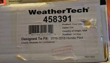 Weathertech 458391 Floorliner For 2016-2022 Honda Pilot - 1st Row Tan
