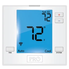 PRO1 IAQ T721i Digital WIFI Programmable Thermostat, 2 H/1 C Heat Pump