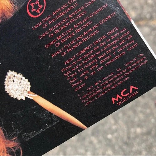 Rare Vtg ‘94 Reba MacEntire Signed Read My Mind CD Sleeve - Country Music Icon! - Picture 8 of 8