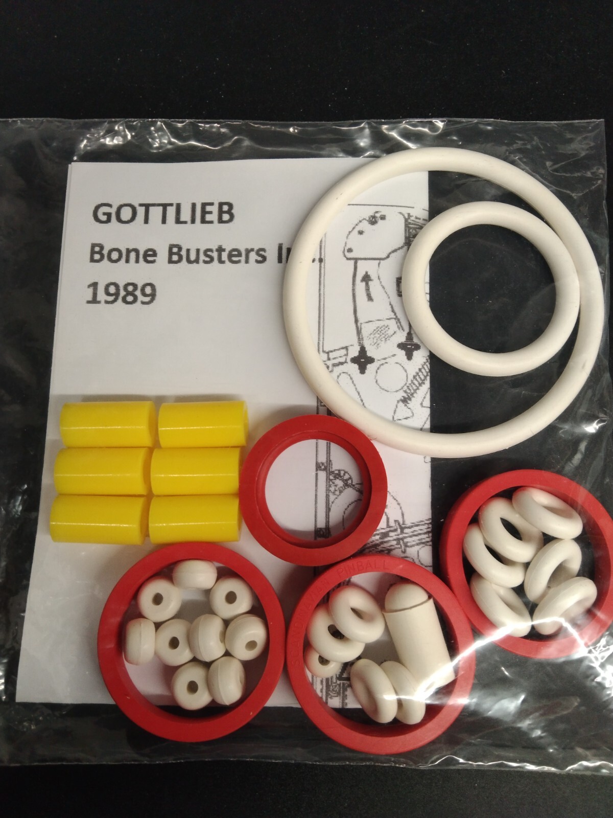 Kit elastiques flipper Gottlieb ravivez vos souvenirs d enfance de 1989