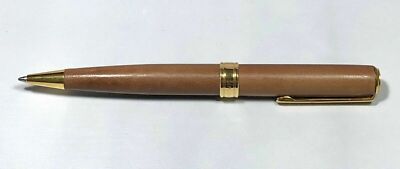 Diplomat Clasic 1922 Vintage Oversized Brown Leather Covered Ballpoint Pen N O S.