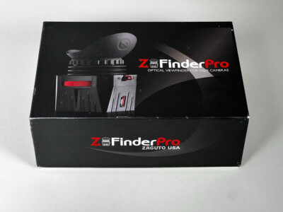 Optical Viewfinder for DSLR Cameras, Zacuto Z-Finder Pro 2.5x, 3.2-in frame