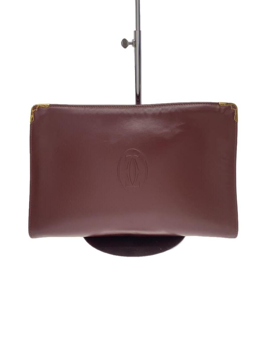 Cartier / セカンドバッグ/--/BRD/無地// Cartier◇カルティエ/セカンドバッグ//BRD/無地