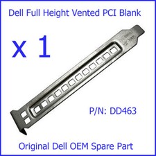 1 piastra di copertura PCI ventilata a tutta altezza Dell Precision T3400 T5400 DD463