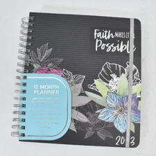 Faith Makes It All Possible 2023 12 Month Planner Jan 2023-Dec 2023 Weekly