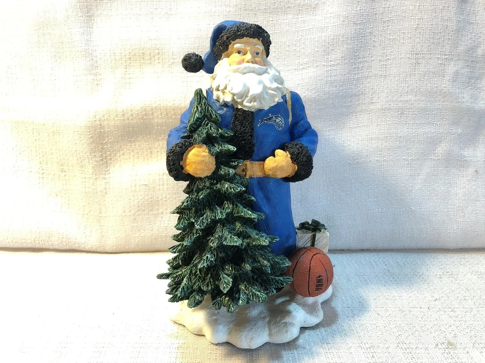 3 Orlando Magic Basketball Memory Company NBA Santa Ornament relógio flutuante masculino - Imagem 3 de 4