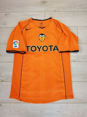 Valencia football jersey away shirt 2004-2005 size S | eBay