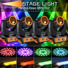 4X 7R 230W Zoom Moving Head Beam Sharpy Light 16Prism Strobe DMX16Ch Club Stage