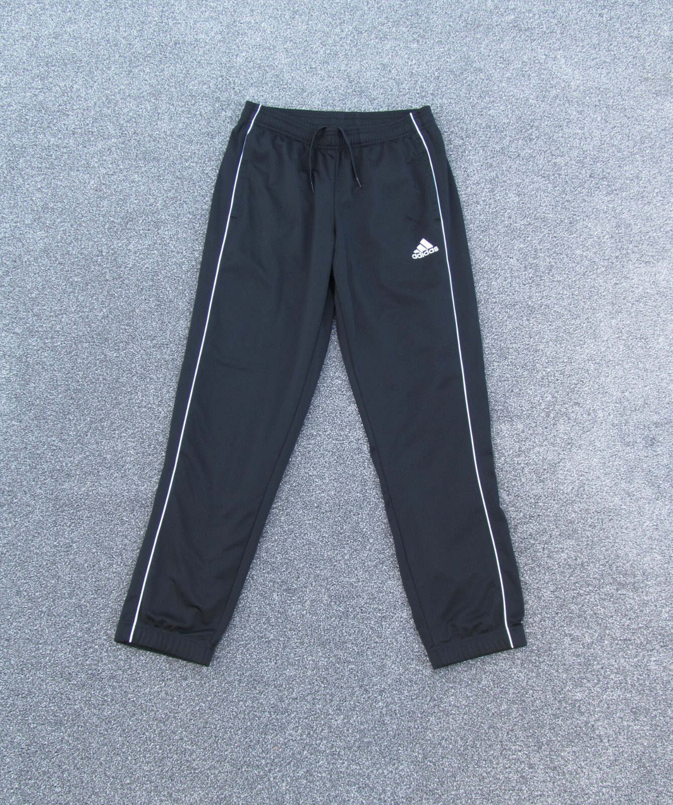 adidas Men's M Black Joggers with Elastic Waist & Drawcord Track Pants-image