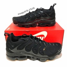 vapormax plus black size 8