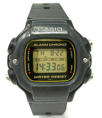 Casio Uhr DW-340 Japan Made Vintage Digital Clock Rare Watch