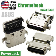 1-5X Power Jack Charging Port Dock For ASUS Chromebook Flip C433T C433TA C423N