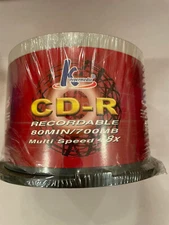 2025 SALE!  SAVE 40% Kypermedia 50 Pack 48X CD-R Disc 80 Min 700 MB