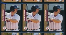 Lot (3) 2013 Choice #9 Dan Butler Pawtucket Red Sox (CO44) SWSW6