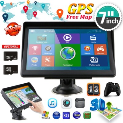 7'' Auto GPS 8GB Touchscreen PKW Navigation Navigationsgerät Nüvi Lifetime Maps