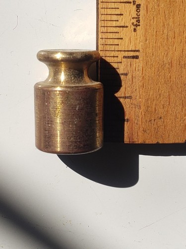 Vintage Ohaus Brass 50g Weight - Picture 7 of 7