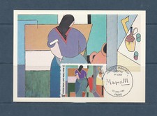 carte 1er jour  tableau  Alberto  Magnelli   75 Paris   1986