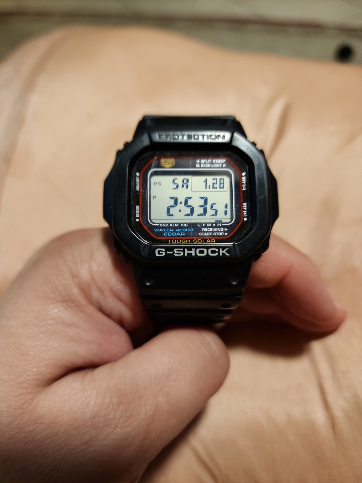 CASIO G-Shock GW-M5610U-1 20 ATM Water Resistant Solar Radio Wave GW-M5610