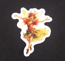 Colorful Cute Fairy Sticker 2" x 1.75" Z
