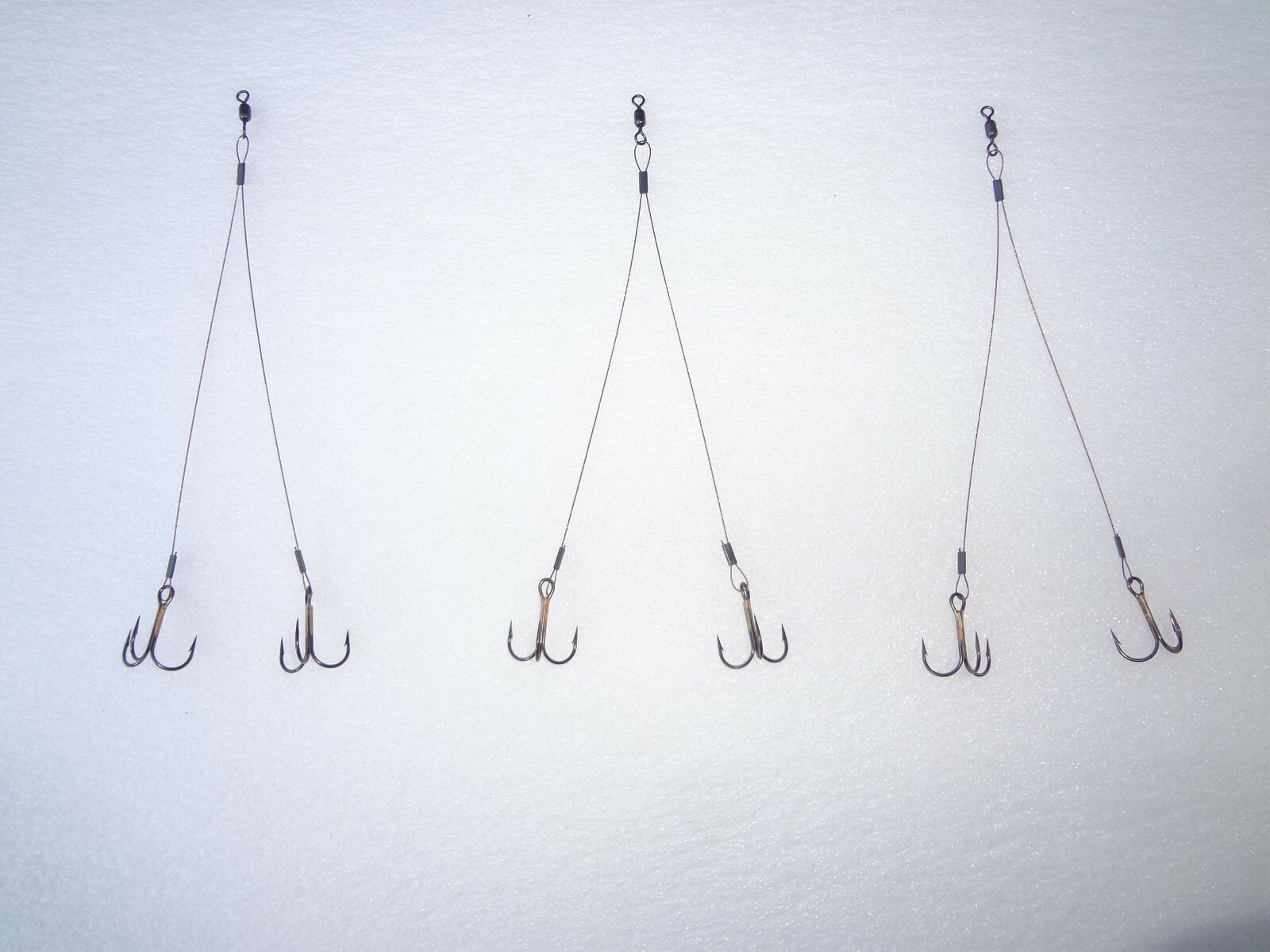 (3 PACK) WIRE STANDARD ICE FISHING QUICK STRIKE RIG LEADER SELECT