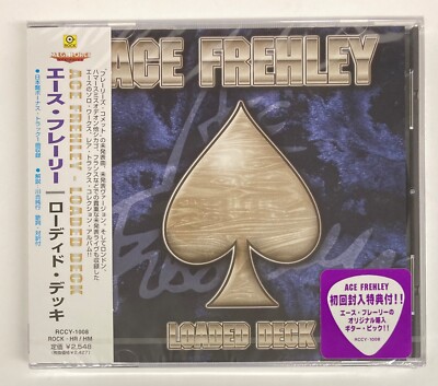 ACE FREHLEY ''LOADED DECK'' 1-CD W/PICK (JAPANESE PROMO COPY) FREE SHIPPING