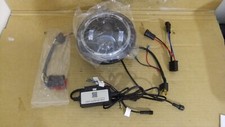 7 Inch Ice Blue Halo Led Headlight Hi/Lo Beam with Amber Turn Signal 2Pcs 7 Inch