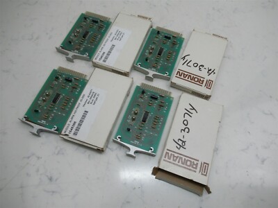 Lot of 4 Ronan Alarm H2S Proof AS-000 X12D192-1 Card Modules NOS w/ Boxes