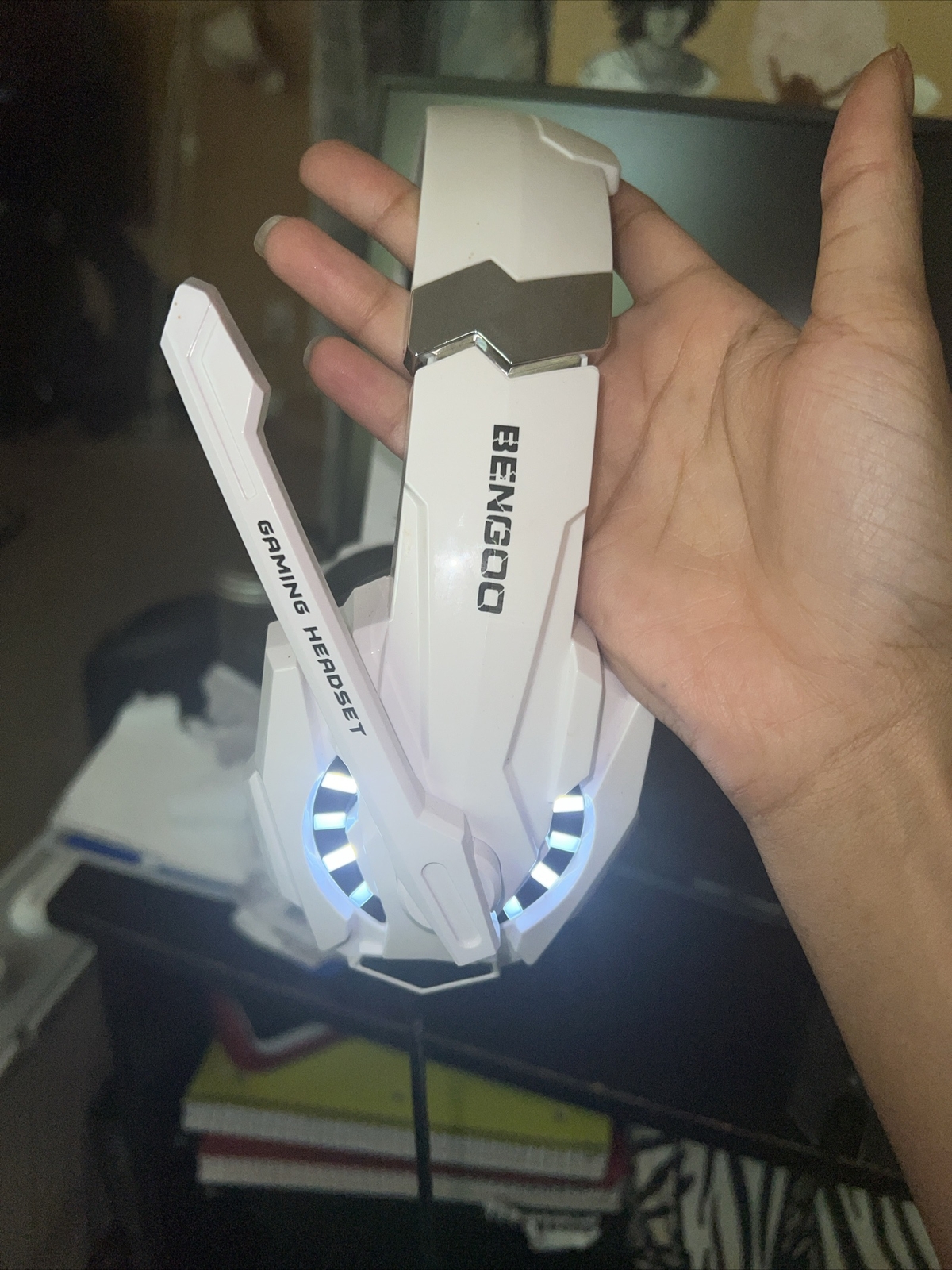 Wireless Gaming Headset with Noise-Canceling Microphone-image