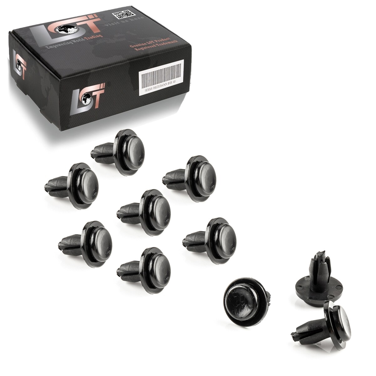 10x for PORSCHE 911 convertible top storage box fastening clips