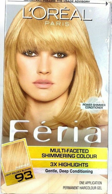 loreal feria hair color blonde