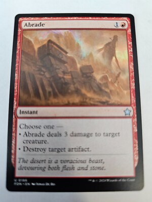 MTG - Abrade - Foundations